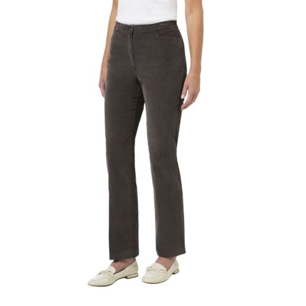NORTHERN Reflections Essential Slim Brown Corduroy Pants  Size 4‎